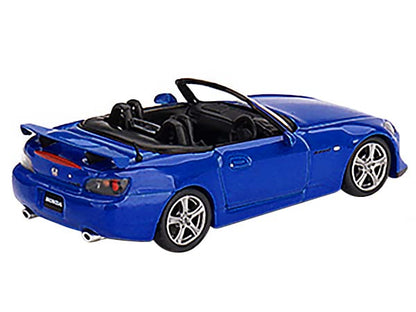 MINIGT Honda S2000 (AP2) Type S Convertible RHD (Right Hand Drive) Apex Blue -1/64 Diecast Model Car MGT00376