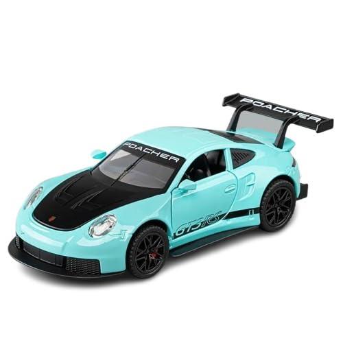 JOY JUNCTION Porsche 911 RSR 1:32 Scale Alloy Metal Pullback Die-Cast Car – Red Model with Lights, Music & Openable Doors - Jaiman Toys