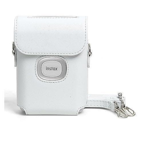 Fujifilm Instax Mini Link 2 Smartphone Printers Protective PU Leather Case Cover - White - Jaiman Toys