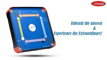 Simarr Air Carrom Table Game – Electric Air Powered Carrom Board with Coins & Striker | Indoor Family Game