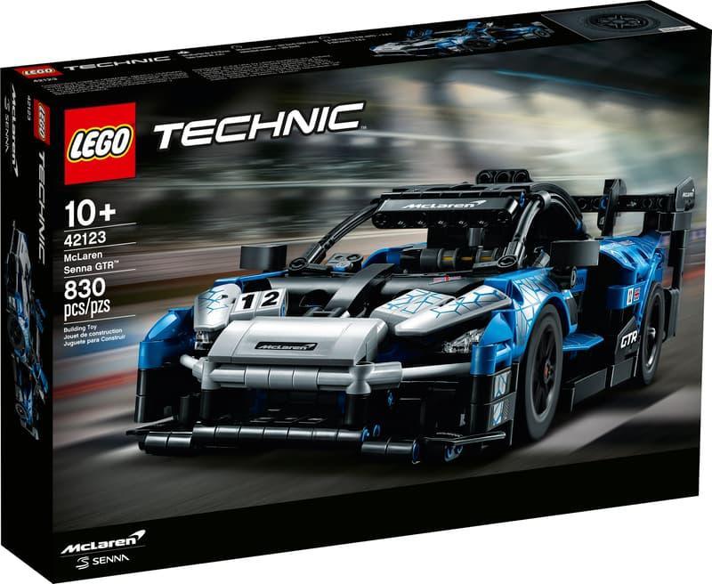 LEGO Technic McLaren Senna GTR 42123 Toy Car Model Building Kit; Build and Display an Authentic McLaren Supercar, New 2021 (830 Pieces)