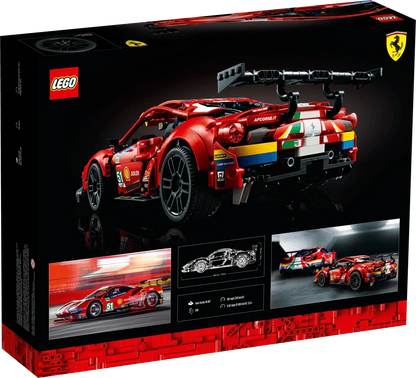 LEGO TECHNIC 42125 Ferrari 488 GTE “AF Corse #51” V29 Building Blocks