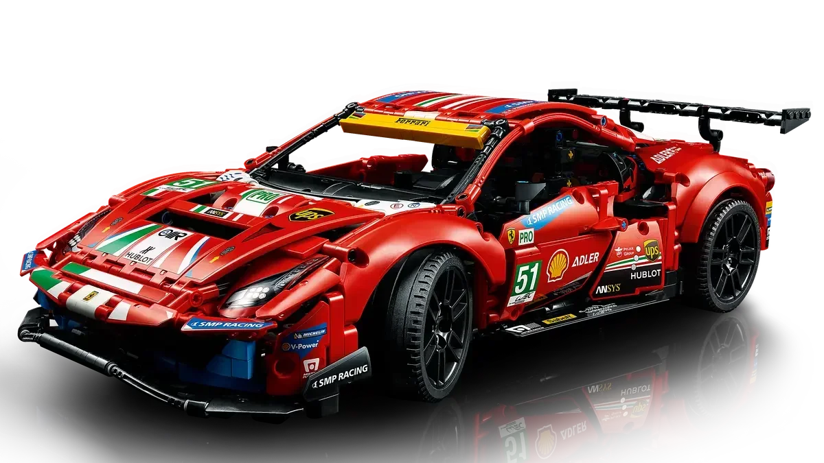 LEGO TECHNIC 42125 Ferrari 488 GTE “AF Corse #51” V29 Building Blocks