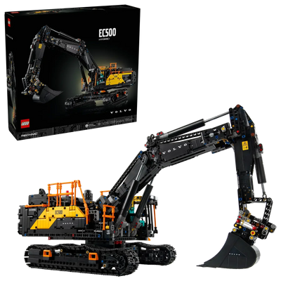 (Box Damage) LEGO Technic 42215 Volvo EC500 Hybrid Excavator  2,359-Piece Motorized Display Model for Adults (Ages 18+)