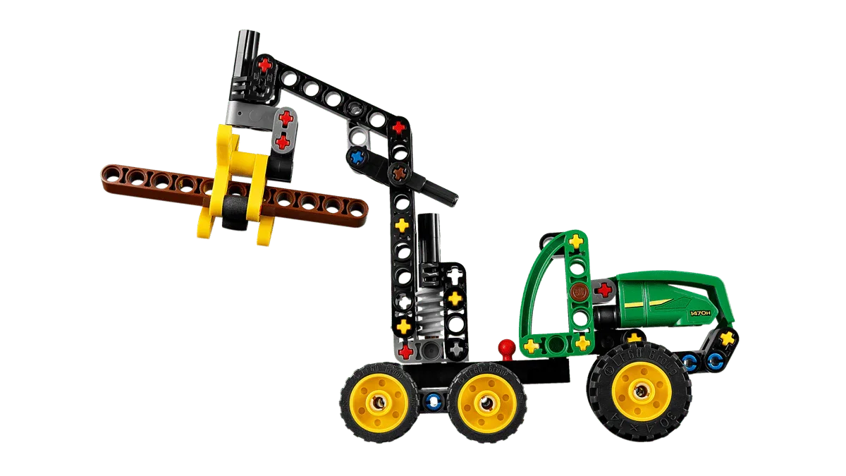 LEGO®42218 Technic John Deere 1470H Wheeled Harvester | 117 Pieces | Engineering Construction Toy | Ages 7+