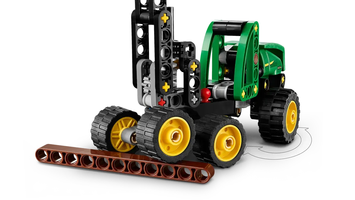 LEGO®42218 Technic John Deere 1470H Wheeled Harvester | 117 Pieces | Engineering Construction Toy | Ages 7+