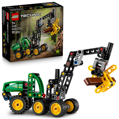 LEGO®42218 Technic John Deere 1470H Wheeled Harvester | 117 Pieces | Engineering Construction Toy | Ages 7+