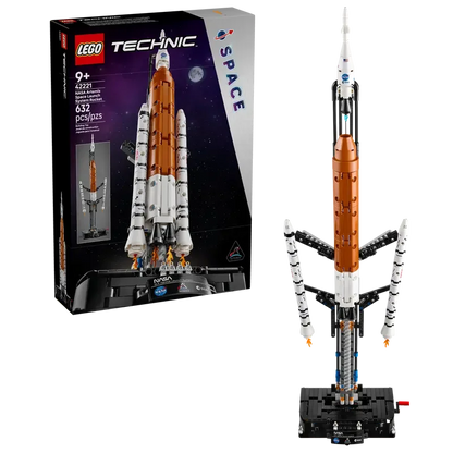 LEGO® 42221 Technic NASA Artemis Space Launch System Rocket | 632 Pieces | Ages 9+