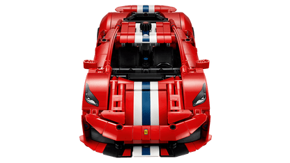 LEGO 42235 Technic Ferrari 488 Pista Car Building Set – 882 Pieces, Ages 9+
