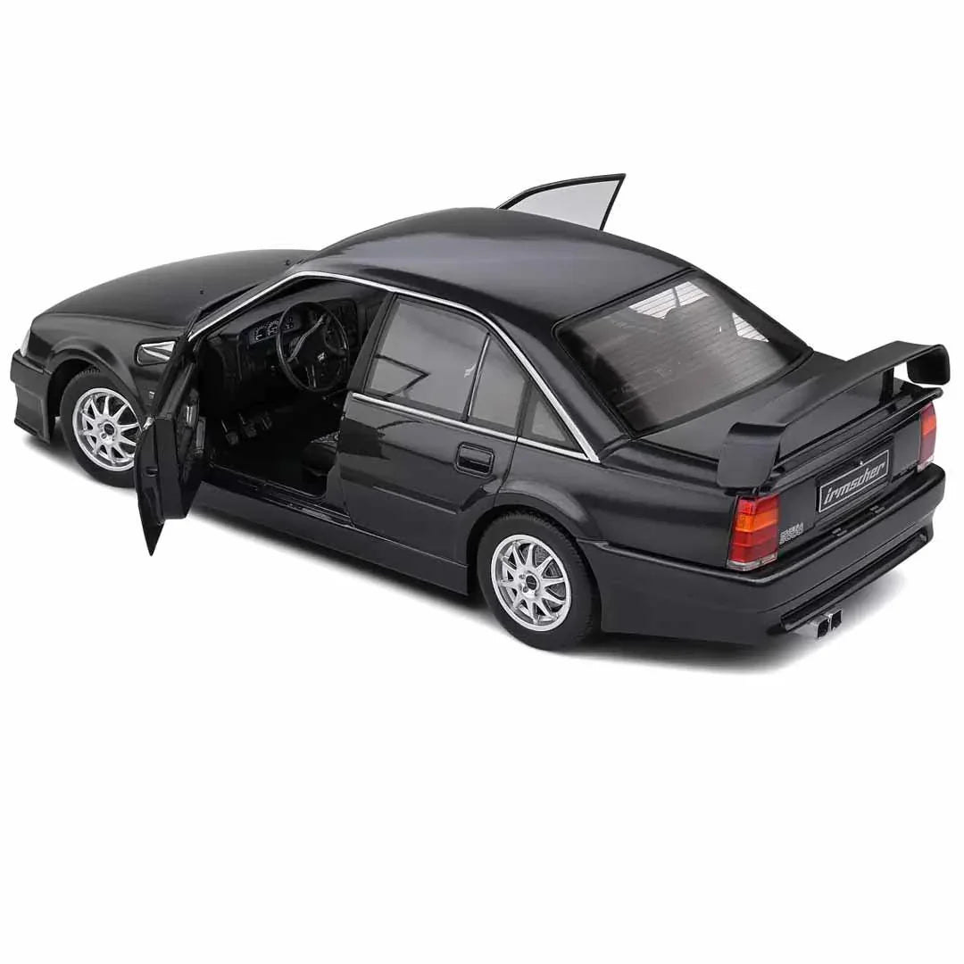 Solido S1809701 1990 Opel Omega EVO 500 - Astrosilver metallic - Black - Jaiman Toys