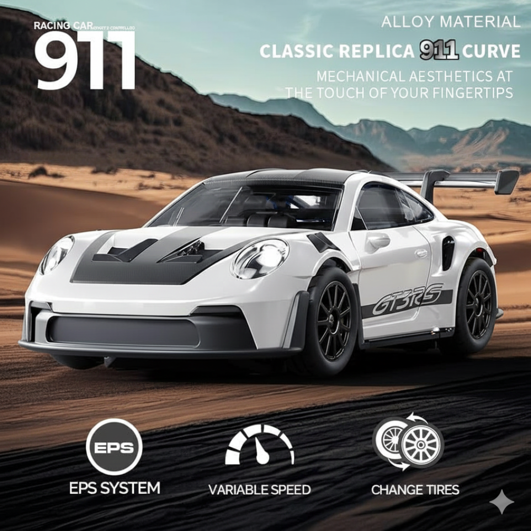 Hstar 1:43 RC Drift Car 2.4GHz 4WD Alloy 20 km/h High-Speed RC Racing Car with Gyro