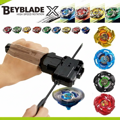 Beyblade X High-Speed Rotation Battle Set -Assorted Colours | Multi Spinning Tops with Launchers | Action Battle