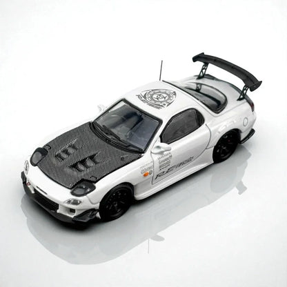 Master 1:64 MAZDA RX-7 White Diecast Car Model - Jaiman Toys