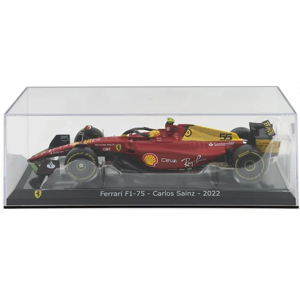 Bburago 1/24 Scale 2022 Ferrari F1-75 #55 Carlos Sainz Formula 1 Car Model for 14+