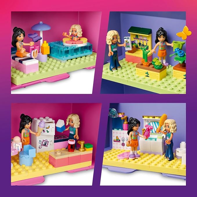 LEGO Friends Creative Dollhouse Suitcase Building Set - Portable Dollhouse for Kids - 42697