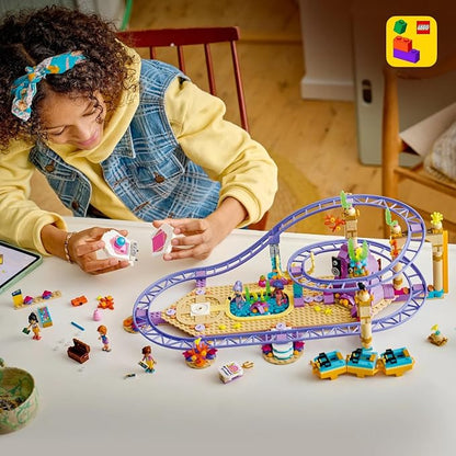 LEGO Friends Mermaid Roller Coaster Ride Building Set for Girls and Boys Ages 8+ - 42703
