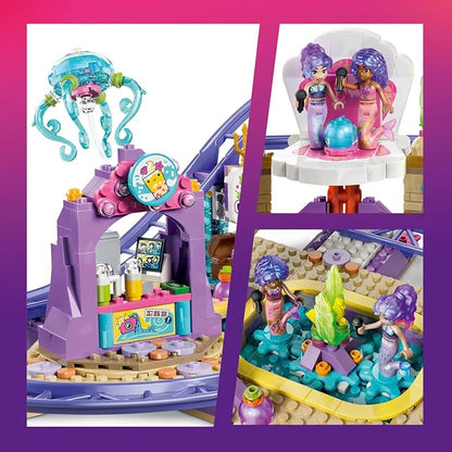 LEGO Friends Mermaid Roller Coaster Ride Building Set for Girls and Boys Ages 8+ - 42703