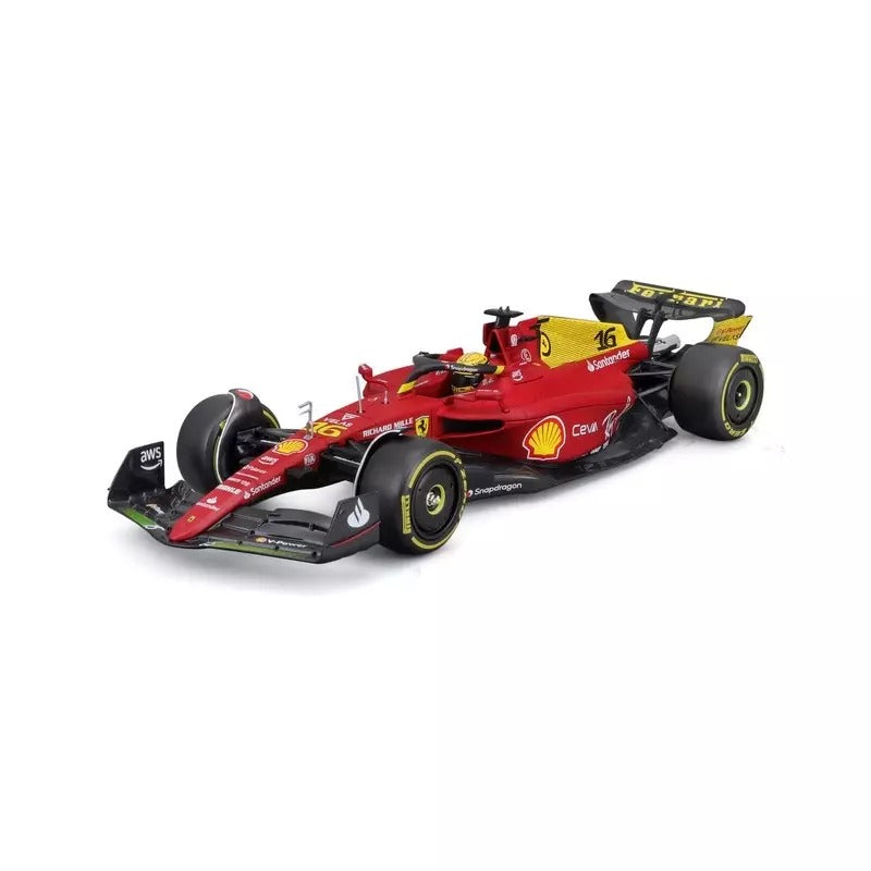 Bburago 1/24 Scale 2022 Ferrari F1-75 #55 Carlos Sainz Formula 1 Car Model for 14+