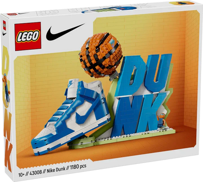 LEGO Nike Dunk Trainer Building Kit 43008 (1180 Pieces)