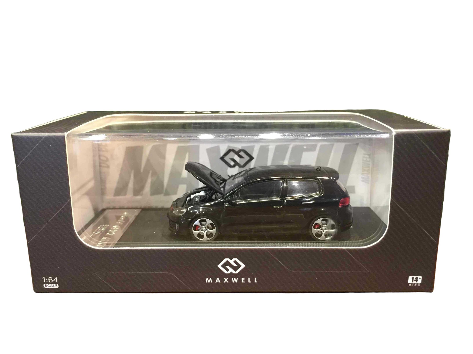 GOLF GTI MK6 Maxwell Black Diecast 1:64 Car Model - Jaiman Toys