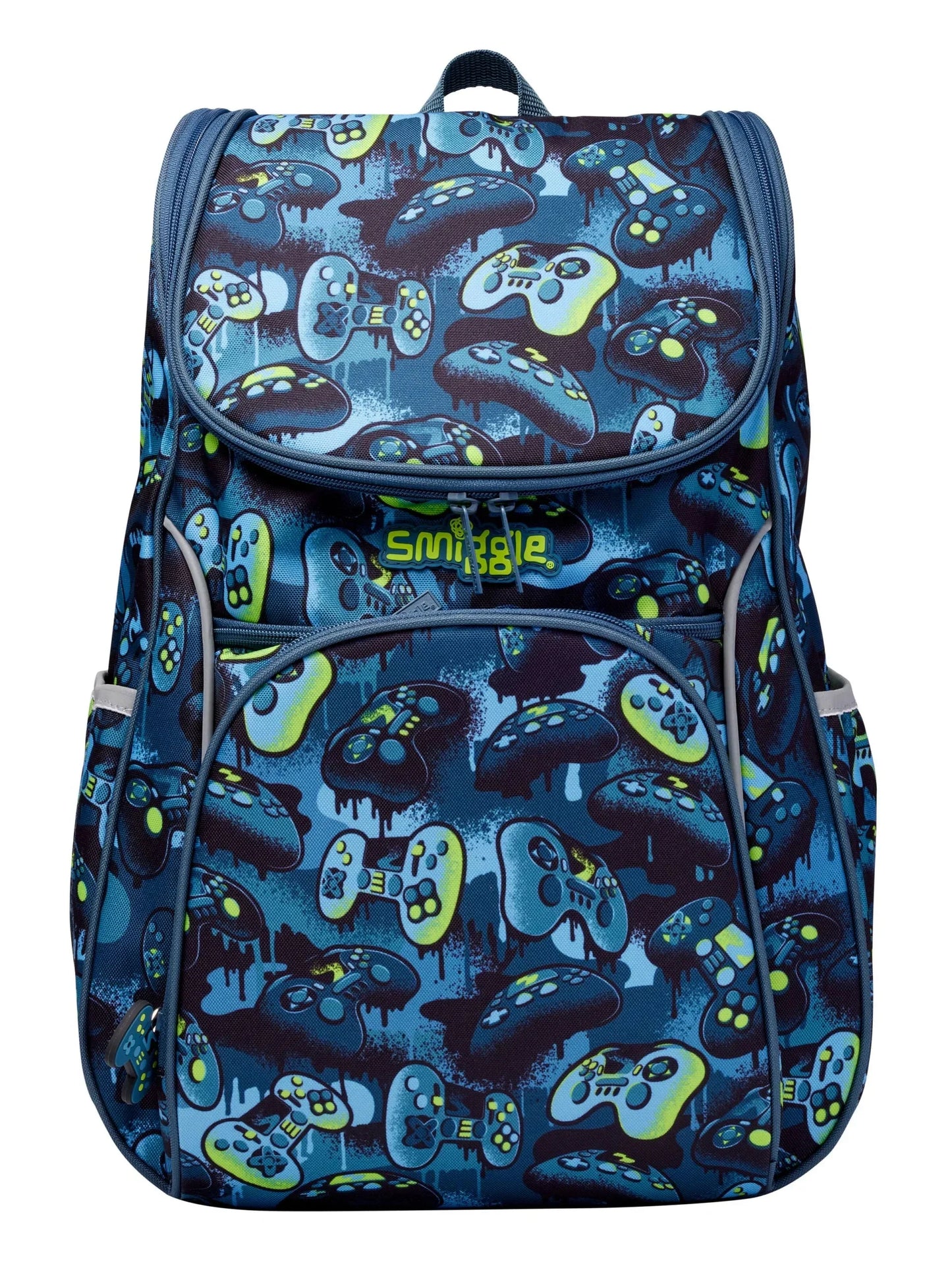 Smiggle School Bag : Controller Colorful & Stylish 16 Inch Backpack for Kids - Jaiman Toys