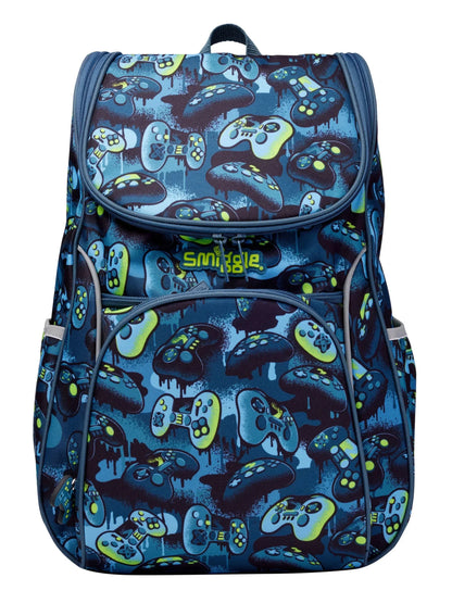 Smiggle School Bag : Controller Colorful & Stylish 16 Inch Backpack for Kids - Jaiman Toys