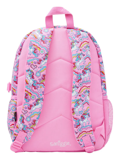 Smiggle School Bag : Unicorn Colorful & Stylish 16 Inch Backpack for Kids - Jaiman Toys