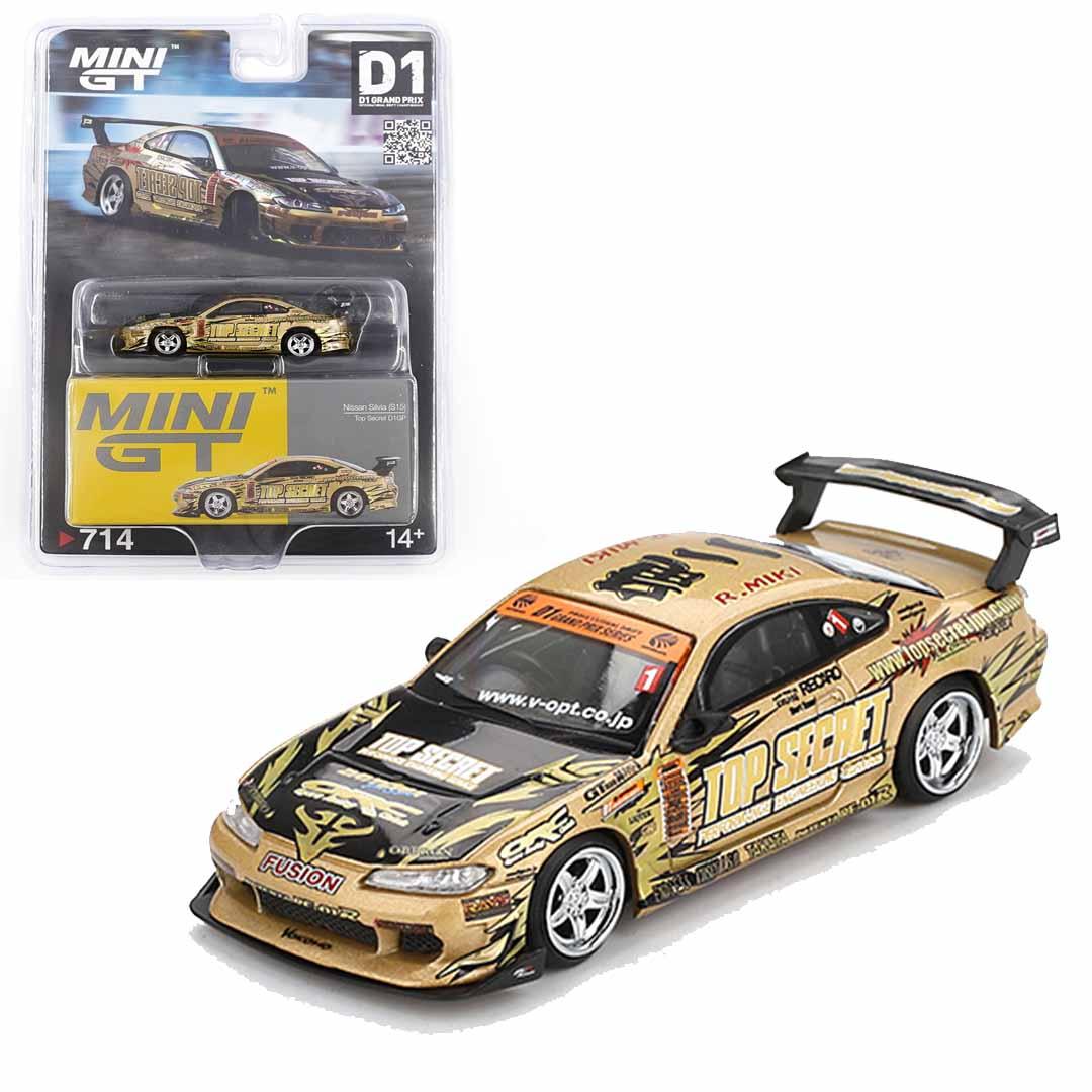 Mini GT 1:64 Nissan Silvia S15 – Top Secret D1GP Edition (RHD, Blister Pack) - Jaiman Toys