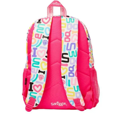 Smiggle School Bag : Love Colorful & Stylish 16 Inch Backpack for Kids - Jaiman Toys