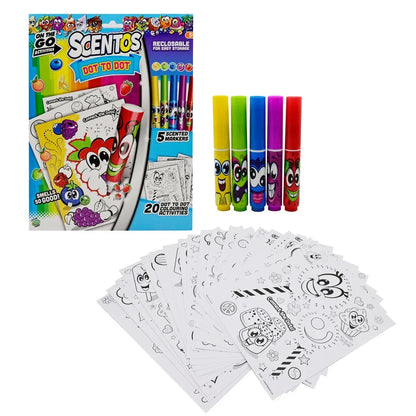 Scentos On The Go Dot To Dot Activity Set - Jaiman Toys