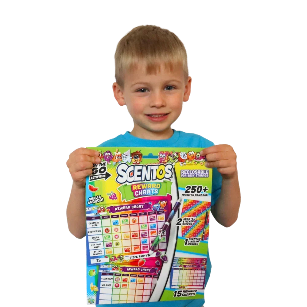 Scentos On The Go Reward Charts Activity Set - Jaiman Toys