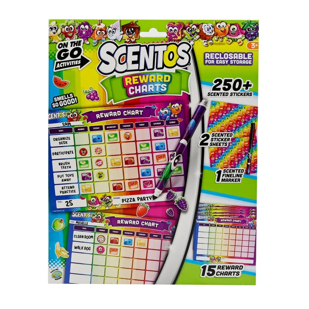 Scentos On The Go Reward Charts Activity Set - Jaiman Toys
