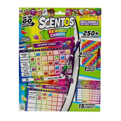 Scentos On The Go Reward Charts Activity Set - Jaiman Toys