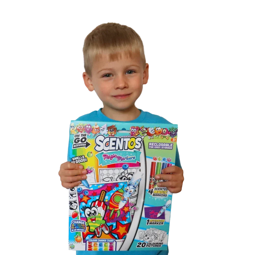 Scentos On The Go Magic Markers Colouring Set - Jaiman Toys