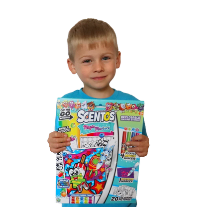 Scentos On The Go Magic Markers Colouring Set - Jaiman Toys