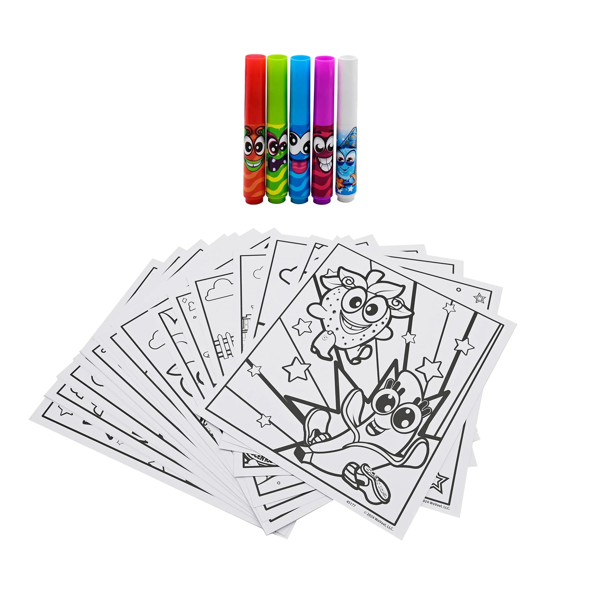 Scentos On The Go Magic Markers Colouring Set - Jaiman Toys