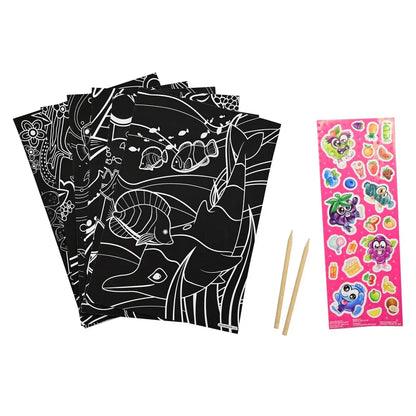 Scentos On The Go Scratch Art Activity Set - Jaiman Toys