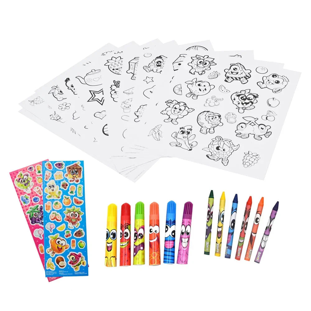 Scentos On The Go Colour In Stickers Colouring Set - Jaiman Toys