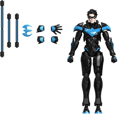 Blokees Champion Class DC Nightwing Building Kit | 100-Piece Official DC Collectible Model Set | 1:12 Scale Action Figure