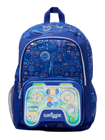 Smiggle School Bag : Game Console Controller Colorful & Stylish 16 Inch Backpack for Kids - Jaiman Toys