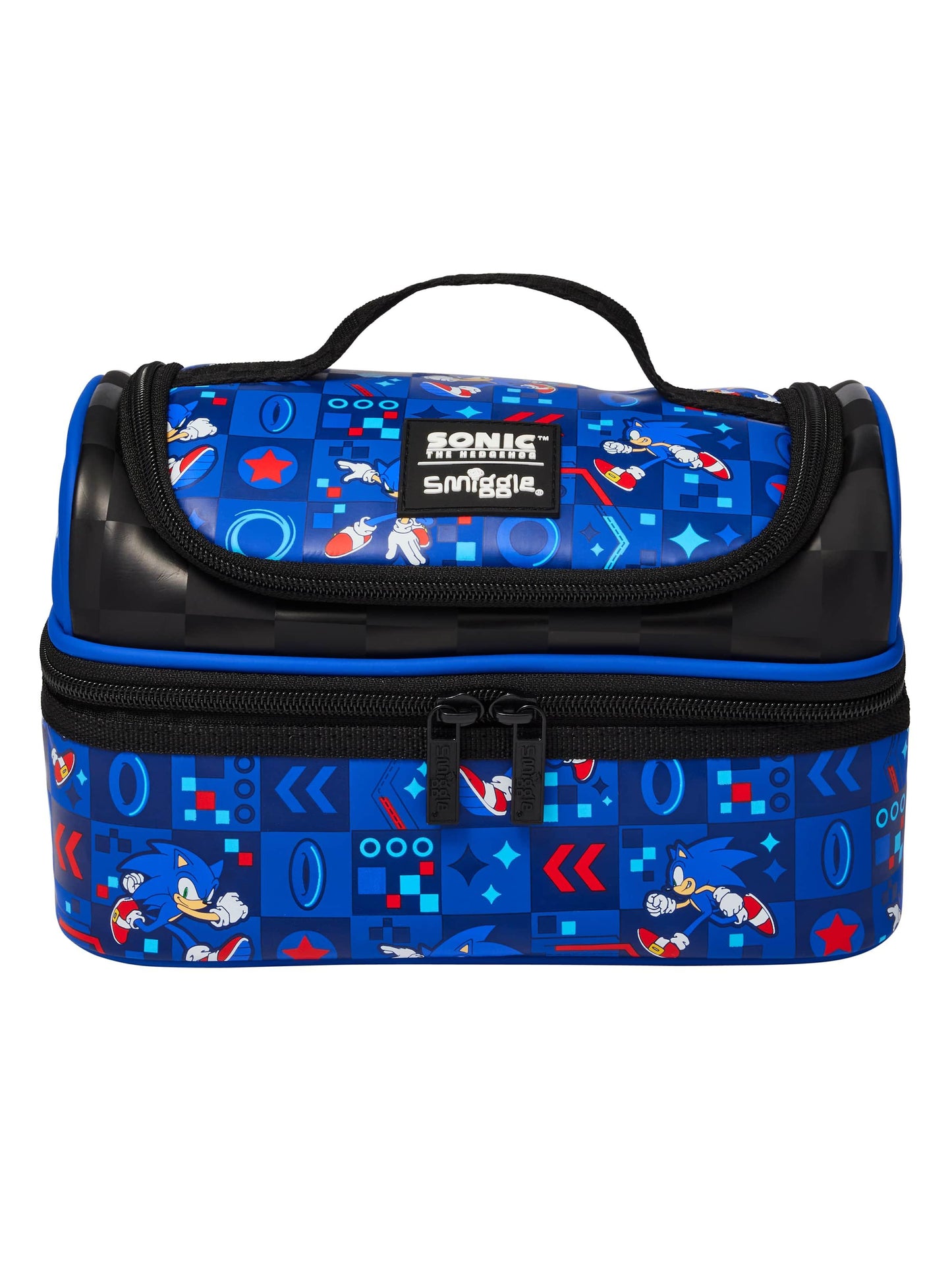 Smiggle Lunch Bag : Sonic The Hedgehog Double Decker 7 Inch For Kids - Jaiman Toys
