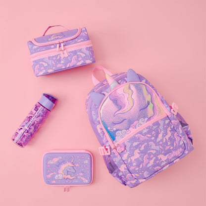 Smiggle Unicorn Backpack for Girls – Purple & Pink Kids School Bag | Cute Unicorn Design, Spacious School Backpack with Front Pocket & Side Mesh Pockets