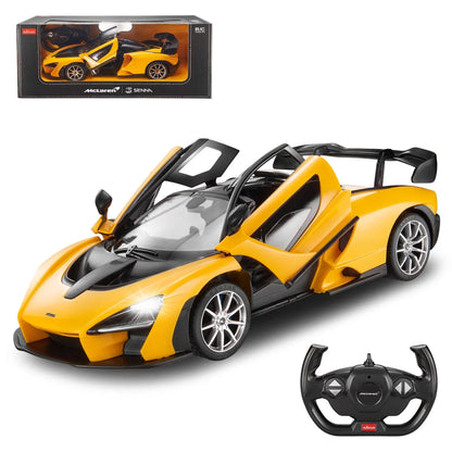 RASTAR 1:14 Scale McLaren Senna Remote Control Car – High-Performance McLaren RC Race Car with Functional Butterfly Doors, LED Lights & 2.4GHz Control