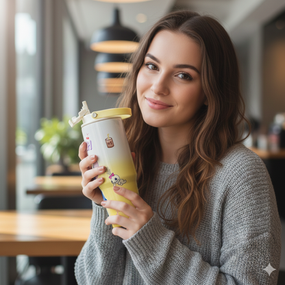 Stitch 900 ml (30 oz) Vacuum Insulated Stainless Steel Sipper Water Bottle