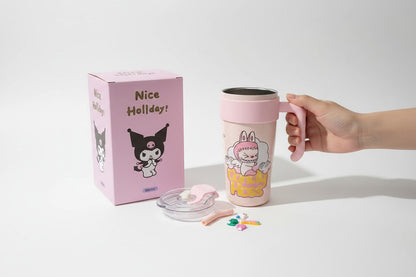 Nice Holiday Stainless Steel Cute Sipper Water Bottle – 860ml | Ideal for Office, Gym, & Travel