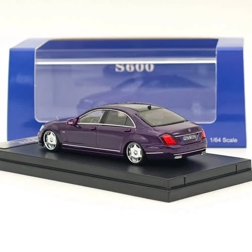 STREET WARRIOR 1:64 Mercedes-Benz S600 (W220) – Purple Diecast Model Car