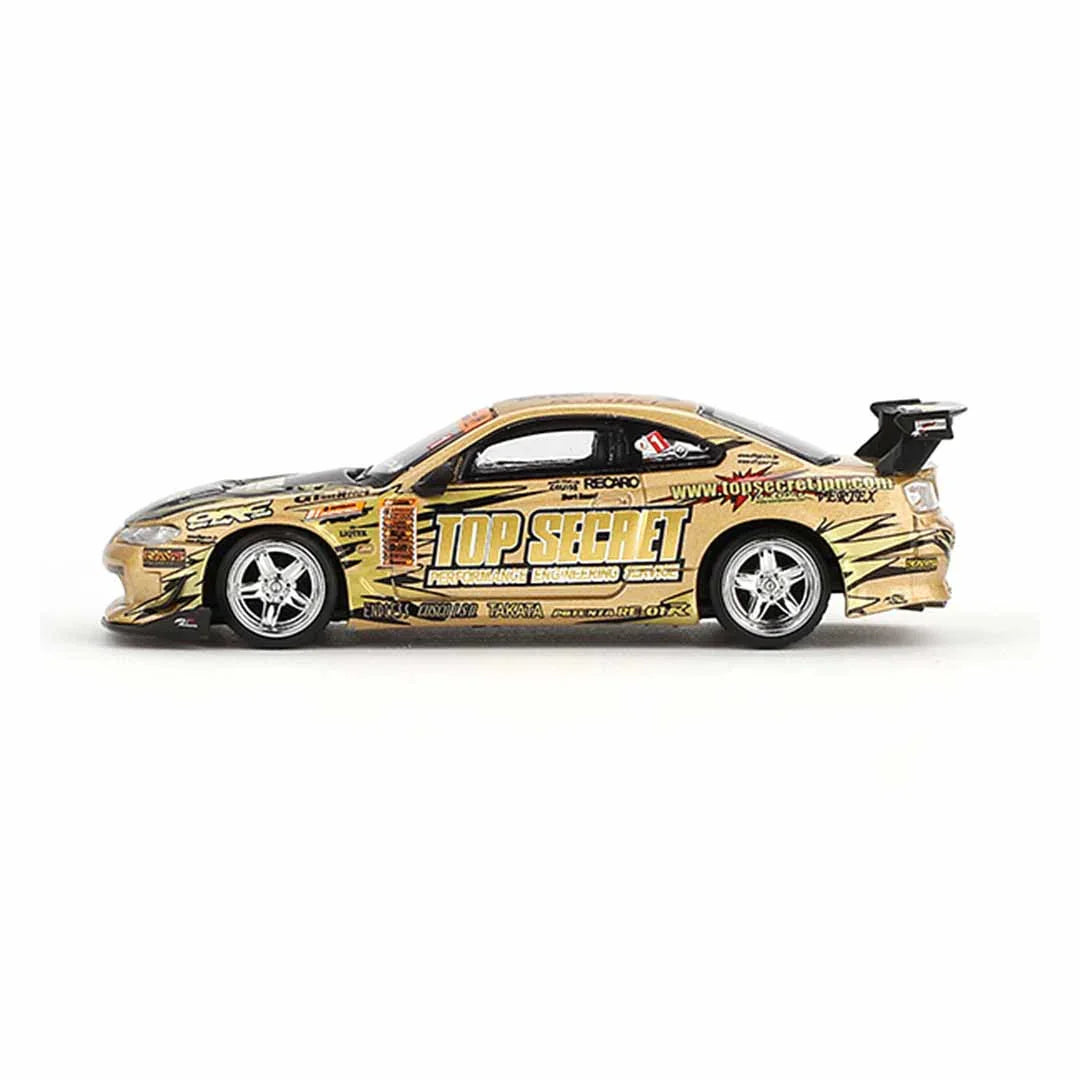 Mini GT 1:64 Nissan Silvia S15 – Top Secret D1GP Edition (RHD, Blister Pack) - Jaiman Toys
