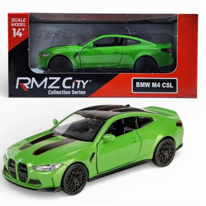 RMZ City BMW M4 CSL 1:36 Die-Cast Car Model | Openable Doors | Collector Series