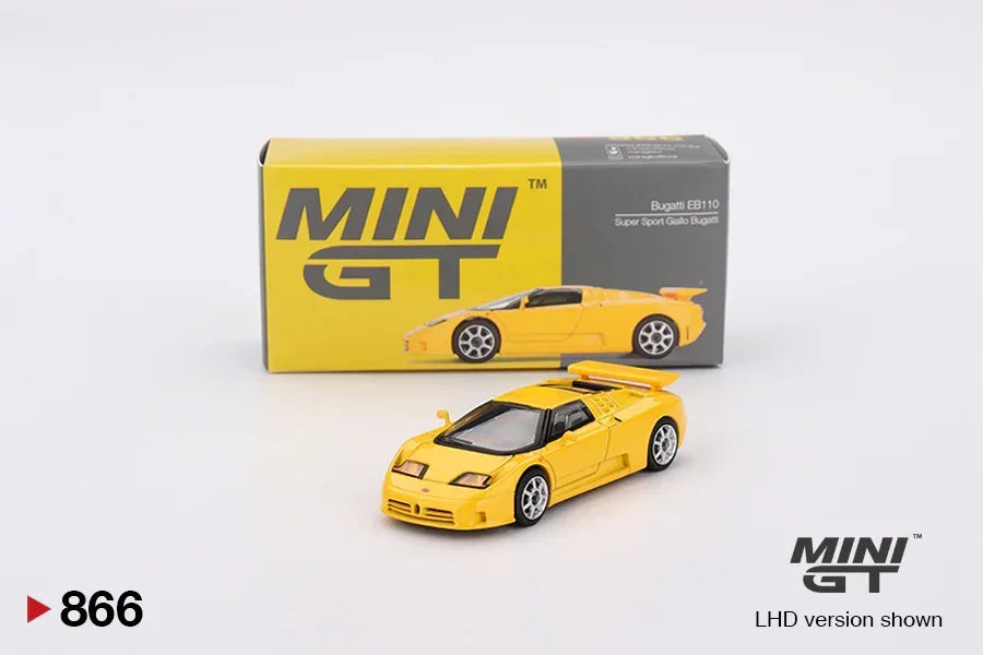 Mini GT 1:64 Scale Nissan LBWK S15 Silvia GARASIDRIFT 2025 + Bugatti EB110 Super Sport Die-Cast Cars | Collector Duo Set