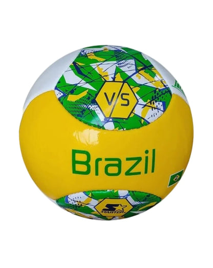 Starter Country Football L3 Size 5 – Brazil Edition | Hand-Stitched Professional Soccer Ball